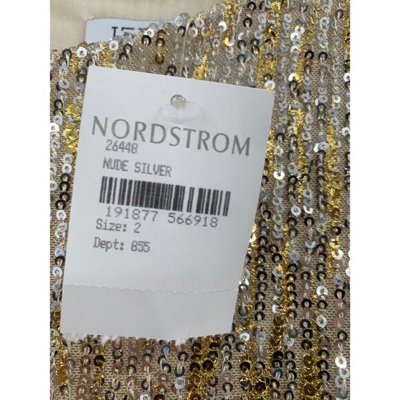MAC DUGGAL Dress Size 2 Evening Gown Sequin Mini Dress NEW Gold Shift - Picture 3 of 8
